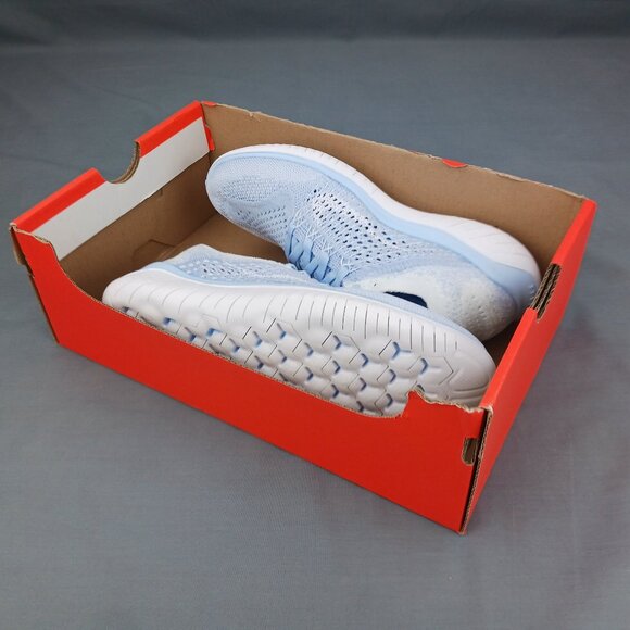 Nike Free RN Flyknit 2018 Womens Running Blue 942839 402 Sizes 6-10.5 NO BOX TOP - Picture 8 of 9